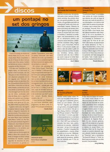 Discos — Um pontapé no set dos gringos