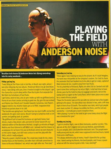 Playing the field — Anderson Noise